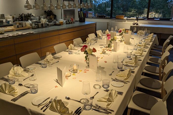 Chefs Table an der offenen Kueche